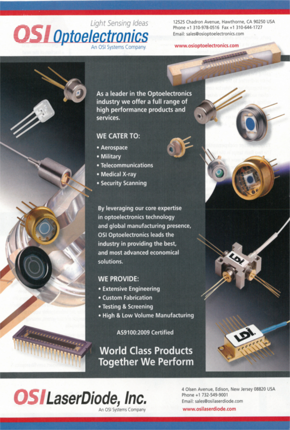 OSI Laser Diode Inc’s World Class Products